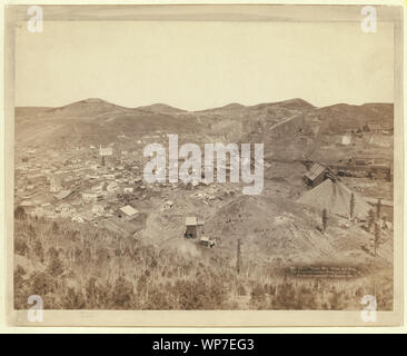 Blei-Stadt Minen und Mühlen. Den großen Homestake Minen und Mühlen Stockfoto