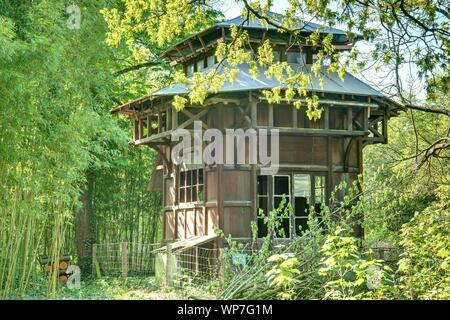 Paris, Nogent-sur-Marne, Bois de Vincennes, Jardin d'Agronomie tropicale Stockfoto