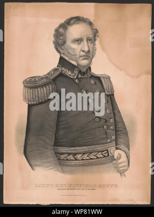 Lieut. Gen. Winfield Scott: General der US-Armee Stockfoto