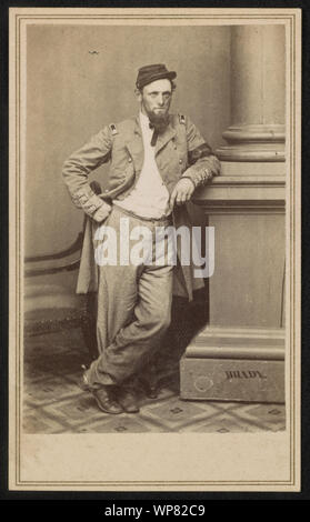 Oberstleutnant Noah L. Farnham von Co.B, 7.New York Infanterieregiments und 11 New York Infanterieregiments in Uniform] / Von fotografischen Negativ in Brady's National Portrait Gallery Stockfoto