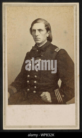 Leutnant William B. Cushing der Union Navy in Uniform] / Von fotografischen Negativ in Brady's National Portrait Gallery Stockfoto