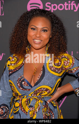 NEW YORK, NEW YORK - 05. SEPTEMBER: Tashiana Washington besucht Elle, Frauen in der Musik präsentiert von Spotify und gehostet von Nina Garcia, Jameela Jamil&E! Stockfoto