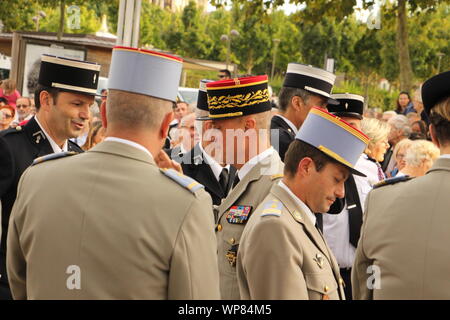 Freitag, 6. September 2019, zum 75. Jahrestag der Befreiung von Niort Stockfoto
