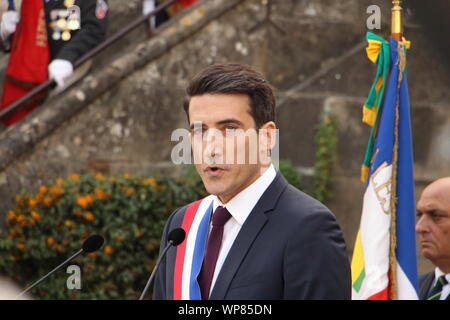 Freitag, 6. September 2019, zum 75. Jahrestag der Befreiung von Niort Stockfoto