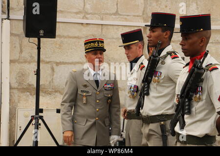 Freitag, 6. September 2019, zum 75. Jahrestag der Befreiung von Niort Stockfoto