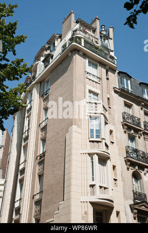 Paris, Architektur, Hector Guimard, Villa Flore, 120 Avenue Mozart, 1924-1927 Stockfoto