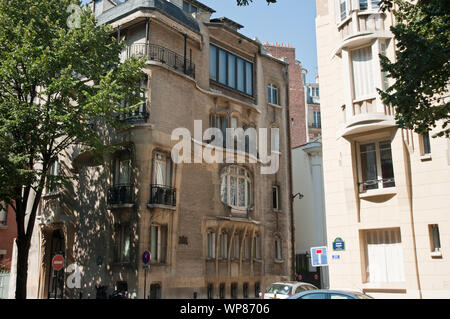 Paris, Architektur, Hector Guimard, Villa Flore, 120 Avenue Mozart, 1924-1927 Stockfoto