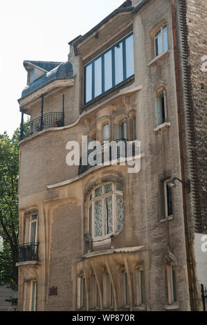 Paris, Architektur, Hector Guimard, Villa Flore, 120 Avenue Mozart, 1924-1927 Stockfoto