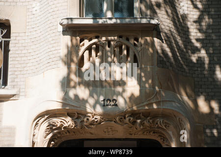 Paris, Architektur, Hector Guimard, Villa Flore, 120 Avenue Mozart, 1924-1927 Stockfoto