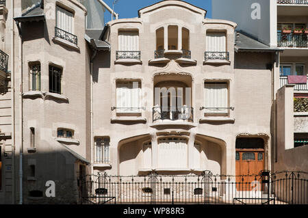 Paris, Architektur, Hector Guimard, Hotel mezzara, 60 Rue De La Fontaine, 1910 Stockfoto