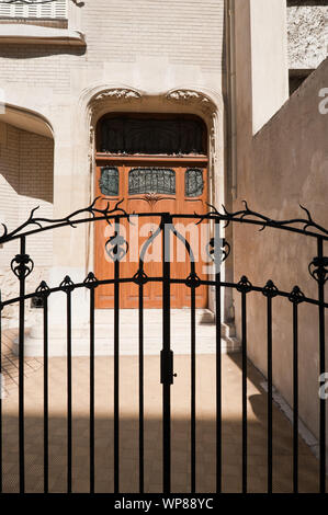 Paris, Architektur, Hector Guimard, Hotel mezzara, 60 Rue De La Fontaine, 1910 Stockfoto