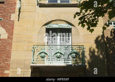 Paris, Castel Béranger von Hector Guimard 1894-1898 - Paris, Castel Béranger von Hector Guimard 1894-1898 Stockfoto