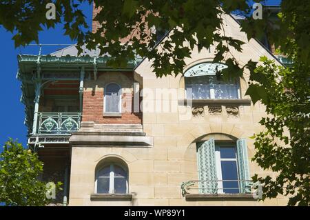 Paris, Castel Béranger von Hector Guimard 1894-1898 - Paris, Castel Béranger von Hector Guimard 1894-1898 Stockfoto