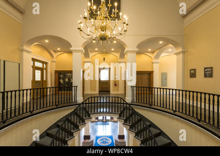 Lobby. Us Custom House, East Bay und Stier Straßen, Savannah, Georgia Stockfoto