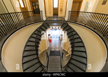 Lobby. Us Custom House, East Bay und Stier Straßen, Savannah, Georgia Stockfoto