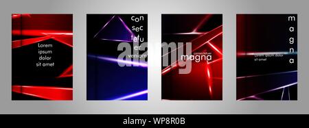 Minimale Abdeckung Design. Dreieckige Form vektor design Hintergrund. Für Broschüren, Plakate, Banner, etc. Stock Vektor