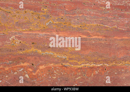 Teure Travertin Textur als Teil ihres Designs. Stockfoto