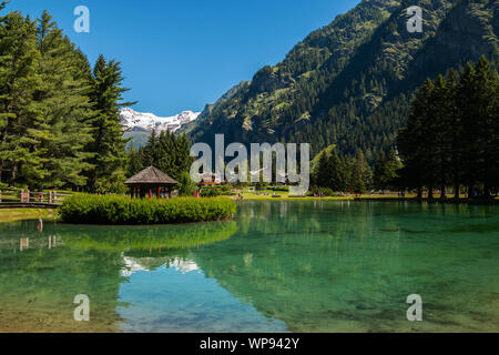 See Gover, Gaby, Aosta, Aostatal, Italien Stockfoto