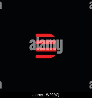 Kreative Innovative Initial logo BB B. minimaler Luxus Monogramm. Professionelles Design. Premium Business Schriftbild. Alphabet Symbol. Stock Vektor