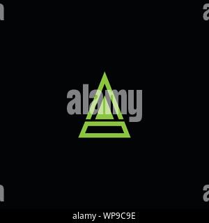 Kreative Innovative Initial logo AA A. minimalen Luxus Monogramm. Professionelles Design. Premium Business Schriftbild. Alphabet Symbol. Stock Vektor