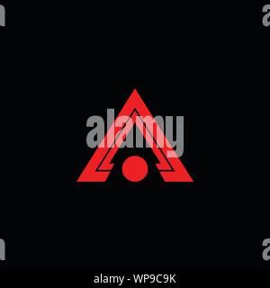 Kreative Innovative Initial logo AA A. minimalen Luxus Monogramm. Professionelles Design. Premium Business Schriftbild. Alphabet Symbol. Stock Vektor