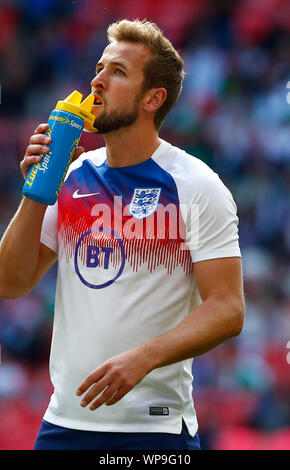 LONDON, ENGLAND. SEPTEMBER 07: Harry Kane von England während UEFA Euro Qualifier 2020 zwischen England und Bulgarien im Wembley Stadion in London, Engla Stockfoto