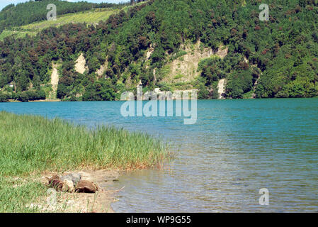 Die ete Cidades' Lagune - São Miguel, Azoren Stockfoto