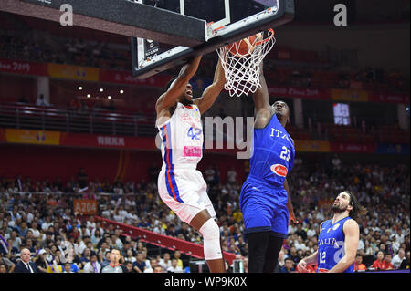 Wuhan (Cina), Italien, 08. September 2019, ALEXANDER FRANLIN während China Basketball WM 2019 - Porto Rico Vs Italien - Italien Basketball Nationalmannschaft - Kreditkarten: LPS/Massimo Matta/Alamy leben Nachrichten Stockfoto