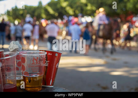 Messe von Málaga 2019. Andalusien, Spanien. Stockfoto