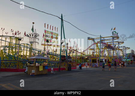 Messe von Málaga 2019. Andalusien, Spanien. Stockfoto