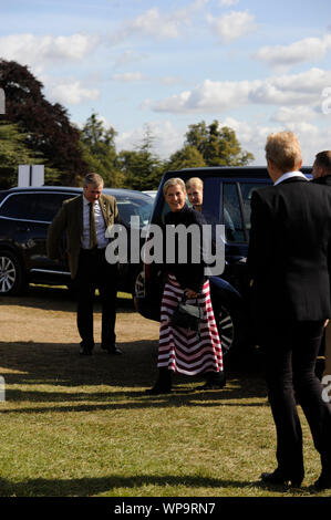 Stamford, Lincolnshire, Großbritannien. 8. Sep 2019. Seine Königliche Hoheit, der Gräfin von Wessex und Lady Louise Windsor besuchen Sie die 2019 Land Rover Burghley Horse Trials, Kredit: Jonathan Clarke/Alamy leben Nachrichten Stockfoto