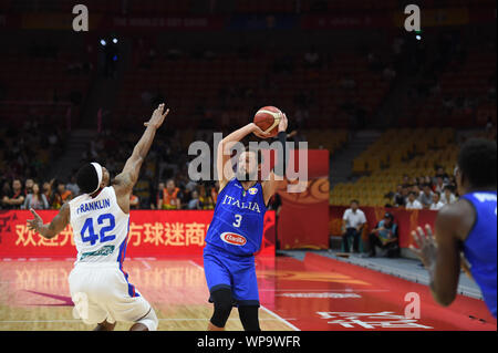 Wuhan (Cina), Italien, 08. September 2019, MARCO BELINELLI während China Basketball WM 2019 - Porto Rico Vs Italien - Italien Basketball Nationalmannschaft - Kreditkarten: LPS/Massimo Matta/Alamy leben Nachrichten Stockfoto