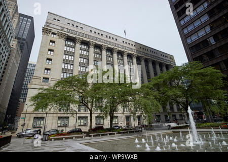 Die Cook County Building von Chicago City Hall und Daley Plaza Chicago Illinois USA Stockfoto