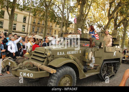 Freitag, 6. September 2019, zum 75. Jahrestag der Befreiung von Niort Stockfoto