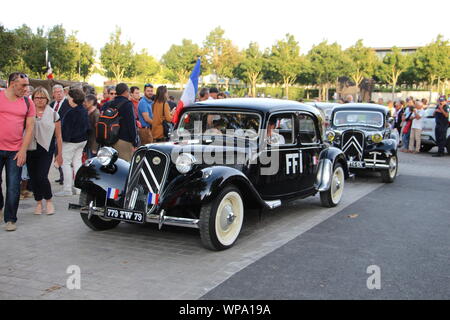 Freitag, 6. September 2019, zum 75. Jahrestag der Befreiung von Niort Stockfoto