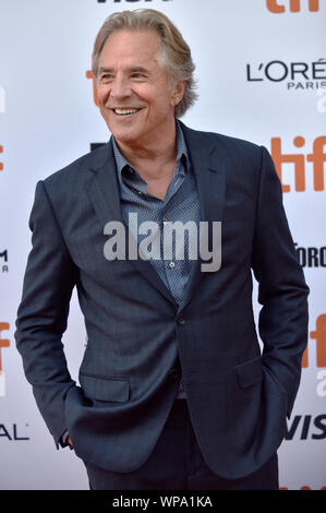 Toronto, Kanada. 08 Sep, 2019. Don Johnson kommt für die Weltpremiere von "Messer Aus' an die Prinzessin von Wales Theater während der Toronto International Film Festival in Toronto, Kanada, am Samstag, den 7. September 2019. Foto von Chris Kauen/UPI Quelle: UPI/Alamy leben Nachrichten Stockfoto