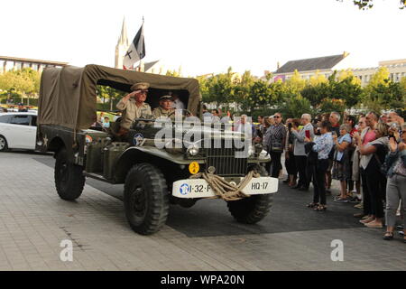Freitag, 6. September 2019, zum 75. Jahrestag der Befreiung von Niort Stockfoto