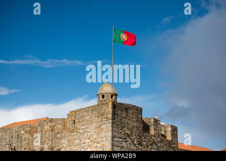 Das Castelo de queijo an der Küste in der Innenstadt von Porto in Porugal in Europa. Portugal, Porto, April, 2019 Stockfoto