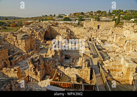 Beit Guvrin-Maresha Nationalpark ist ein Nationalpark im Zentrum von Israel, 13 Kilometer von Kiryat Gat, der die Ruinen von Maresha, einer der i Stockfoto