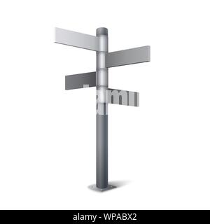 Vektor Straße Richtung Symbol auf weißem Hintergrund isoliert. Für ihr Design. Stock Vektor