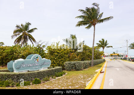 Key West, Florida - April 5, 2019: Terminal von Key West Airport (EYW) in den Vereinigten Staaten. Stockfoto