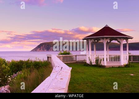 Pavillon im Osten Kanadas Küste. Stockfoto