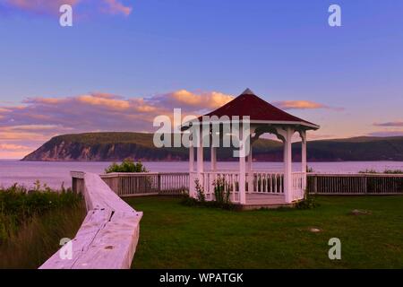 Pavillon im Osten Kanadas Küste. Stockfoto