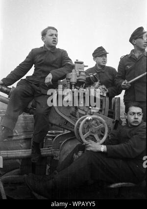 Wehrmacht Heer/Luftwaffe Flugabwehrkanone FLAK 3,7 cm/37 mm - Anti Aircraft Gun 3,7 cm/37 mm M1939 Stockfoto