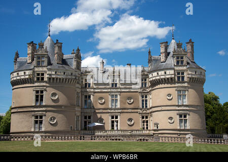 Le Lude Chateau Le Lude Touraine Frankreich Stockfoto