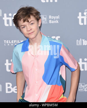 Toronto, Ontario, Kanada. 8. September 2019. Oakes Fegley besucht "Der Stieglitz' Pressekonferenz während der 2019 Toronto International Film Festival in TIFF Bell Lightbox am September 08, 2019 in Toronto, Kanada. Foto: imageSPACE/MediaPunch Credit: MediaPunch Inc/Alamy leben Nachrichten Stockfoto