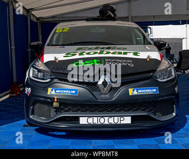 Oulton Park Grube, Auto 62 Jack Junge, MRM Team, Renault Clio Cup Stockfoto