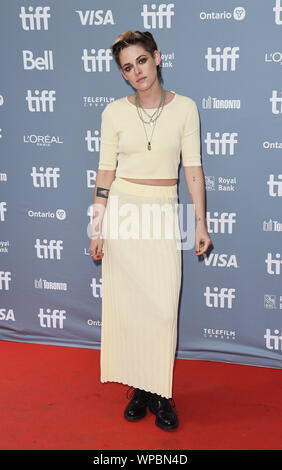 Toronto, Kanada. 8. Sep 2019. Kristen Stewart besucht die von eberg' Pressekonferenz während der 2019 Toronto International Film Festival in TIFF Bell Lightbox am September 08, 2019 in Toronto, Kanada. Foto: imageSPACE/MediaPunch Credit: MediaPunch Inc/Alamy leben Nachrichten Stockfoto