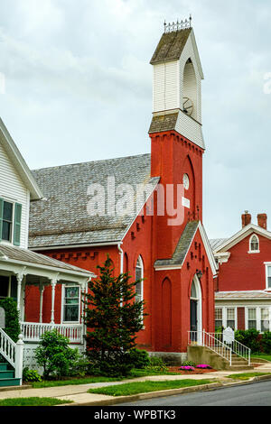 Vorsehung Orthodox Presbyterian Church, 325 Market Street, Mifflinburg, Pennsylvania Stockfoto