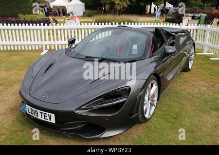 McLaren 720S Spider (2019), Concours von Eleganz 2019, Hampton Court Palace, East Molesey, Surrey, England, Großbritannien, Großbritannien, Europa Stockfoto